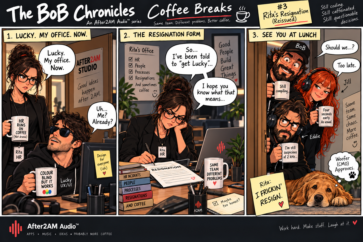 Coffee Breaks - Issue 3 - Rita's Resignation Reissued